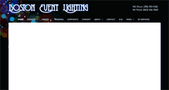 Desktop Screenshot of bostoneventlighting.com