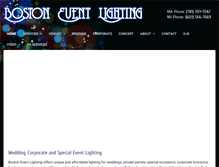 Tablet Screenshot of bostoneventlighting.com